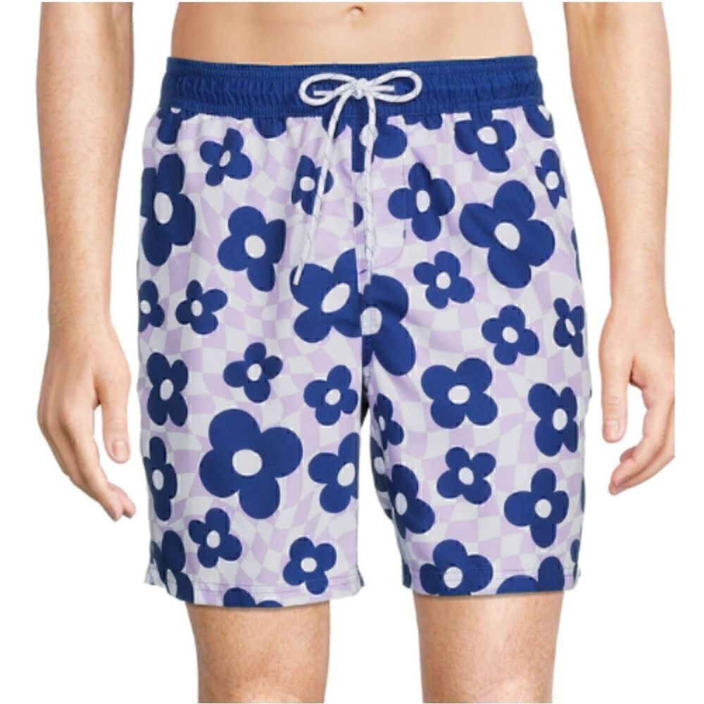 NEW with tags Men's & BigMen's Novelty Print 7" Swim Trunks